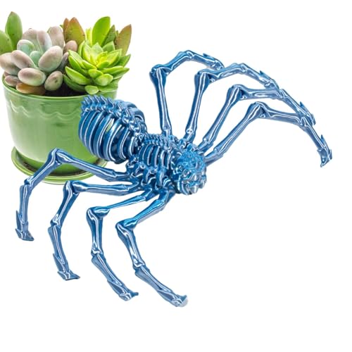 Duroecsain Spider Fidget Spielzeug, Spider Fidget in 3D, bedruckt, Spider Fidget mit beweglichen Gelenken, 3D-Druck, Büro-Spielzeug für Erwachsene, Anti-Stress-Spielzeug von Duroecsain