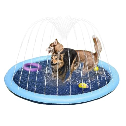 Duroecsain Sprinkler-Pad für Kinder, Sprinkler-Spielmatte - Sprühwasserpad für Kinder - Verdickte Sprinkler-Wasserspielmatte, rutschfeste Sprinklerunterlage für Kinder, und Mädchen von Duroecsain