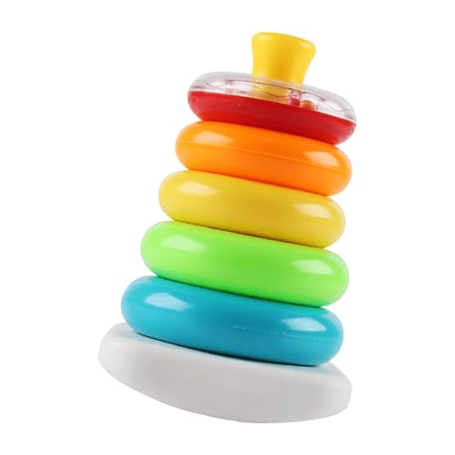 Duroecsain Stapelbares Ring-Set für Babys, bunter Ringturm für Kleinkinder, Lernspielzeug für Babys, Mädchen, ab 6 Monaten, für Zuhause, Reisen im Freien und Familie Duroecsain Stapelbares Ring-Set für Babys, bunter Ringturm für Kleinkinder, Lernspielzeug für Babys, Mädchen, ab 6 Monaten, für Zuhause, Reisen im Freien und Familie von Duroecsain