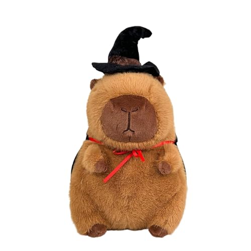 Duroecsain Stofftier Capybara, Capybara Stofftier - Entzückende Capybara-Puppen,Kuscheltier-Plüschtier, gefülltes Capybara für Weihnachtsgeburtstag, 13,77 Zoll von Duroecsain