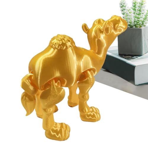 Duroecsain Tiere Actionfigur,Wüstenfiguren Dekor - 3D-Druck Tierstatue Heimdekoration - Aktive gemeinsame Tierspielzeugskulptur für, Mädchen, Erwachsene von Duroecsain