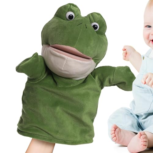 Duroecsain Tierhandpuppen, Handpuppen | Süße gefüllte Puppen mit beweglichen Mund,Theater Performance Supplies, ausgestopfte Tierpuppe für Rollenspiele Storytelling Vorschulunterricht von Duroecsain