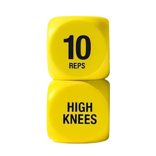 Duroecsain Übungs Würfel Für Workouts | 6-Seitiger Fitness Würfel Für Training 2er Set - Lustiges Krafttraining Für Frauen Teens Squats Push Ups Outdoor Home Office Duroecsain Übungs Würfel Für Workouts | 6-Seitiger Fitness Würfel Für Training 2er Set - Lustiges Krafttraining Für Frauen Teens Squats Push Ups Outdoor Home Office von Duroecsain