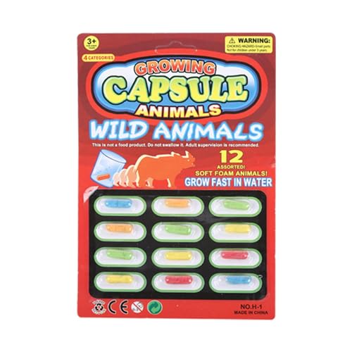 Duroecsain Wasserausdehnungsspielzeug | Poolspielzeug für Kinder, 12 Teile, Wassertier-Spielzeug für Kinder, Wasserspielzeug für Dinosaurier, Spaß, Lernspielzeug Duroecsain Wasserausdehnungsspielzeug | Poolspielzeug für Kinder, 12 Teile, Wassertier-Spielzeug für Kinder, Wasserspielzeug für Dinosaurier, Spaß, Lernspielzeug von Duroecsain