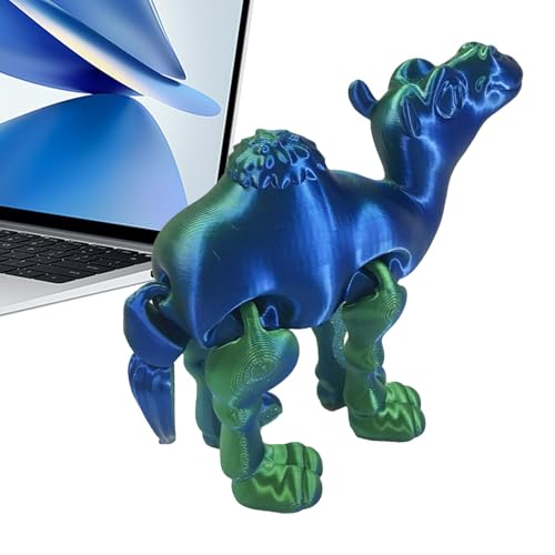 Duroecsain Wüstenfiguren-Dekor, kleine Wüstentiere-Figuren,3D-Druck Tierstatue Heimdekoration - Aktive gemeinsame Tierspielzeugskulptur für, Mädchen, Erwachsene von Duroecsain