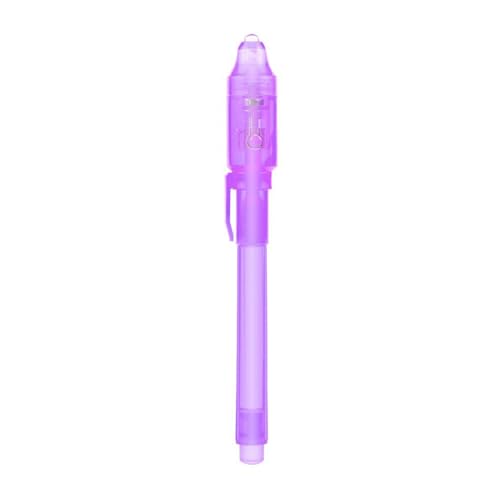 Duroecsain Zaubertintenstift | Schwarzlichtmarker,Light Pens Marker Secret Message Writer mit UV-Licht Fun Activity Entertainment für Kid Party Favors von Duroecsain