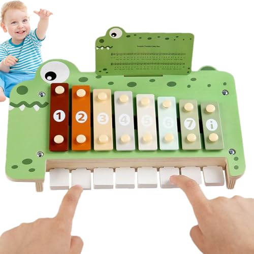 Duroecsain für – Lern- und interaktives Musikspiel – tragbares Lernspiel für das Vorschulalter, Koordination, Hände und Augen, Spielzeug, Reisen, Haus, Schule, Entwicklung von Fähigkeiten Duroecsain für – Lern- und interaktives Musikspiel – tragbares Lernspiel für das Vorschulalter, Koordination, Hände und Augen, Spielzeug, Reisen, Haus, Schule, Entwicklung von Fähigkeiten von Duroecsain