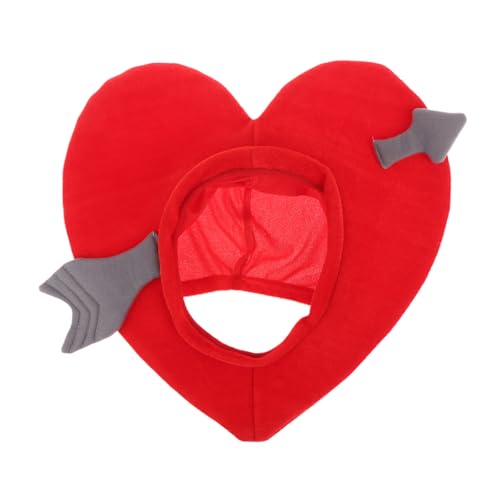 Dusarls Humorvolle Plüsch Hut Amors Pfeil Thema Warme Kappe Innovative Spaß Kopf bedeckung für Party Cosplay Valentinstag Vorschlag Prop von Dusarls