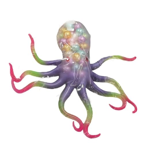 Octopus Stress bälle für Erwachsene, Octopus Squeeze Bälle Sensorisches Spielzeug, Kuscheltiere für Jungen Mädchen Geschenke von Dusarls