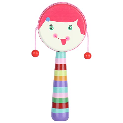 Musikinstrumente für Kinder, Rasselspielzeug, Trommel, Handinstrument, tragbare Musik, Cartoon für Babys, Kleinkinder, Kinder von Dussdote