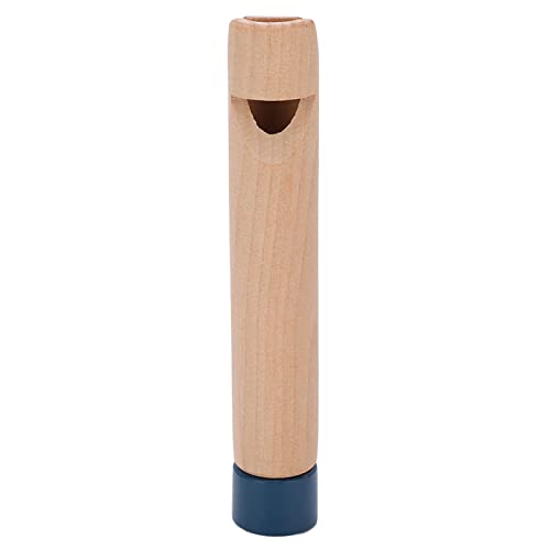 Slide Whistle, Holz Slide Whistle Push Pull Voice Change Flöte Lerninstrument Spielzeug für Kinder (Wooden Blue Handle) von Dussdote