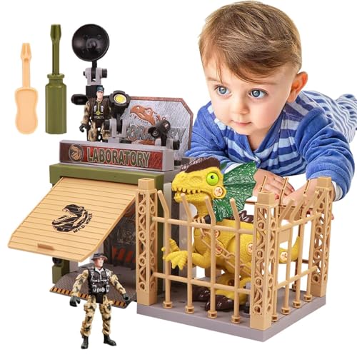 Duvcoywae Dinosaurier-Montagespielset,Dinosaurier-Montagespielzeug,Take Apart Toys STEM Konstruktionsspielzeug - STEM Building Learning Dinosaurier-Spielzeugset für Vorschulkinder ab 3 Jahren von Duvcoywae