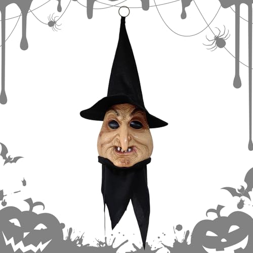 Duvcoywae Halloween Hexe Dekoration | Kostümzubehör Blinkende Hexendekor,Fotomotive Mit Licht Und Sound Für Innen- Und Außenbereich Feiern Kamin Terrasse Duvcoywae Halloween Hexe Dekoration | Kostümzubehör Blinkende Hexendekor,Fotomotive Mit Licht Und Sound Für Innen- Und Außenbereich Feiern Kamin Terrasse von Duvcoywae