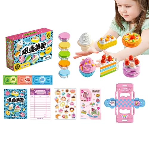 Duvcoywae Play Kitchen Food, Kochset für Kleinkinder | Kuchen, Desserts, Essen, Spielzeug, Spielküche, Spielzeug, Kochspielzeug | Küchenspielzeug, Spielzeugküchenzubehör, Küchenspielzeug für Kinder von Duvcoywae