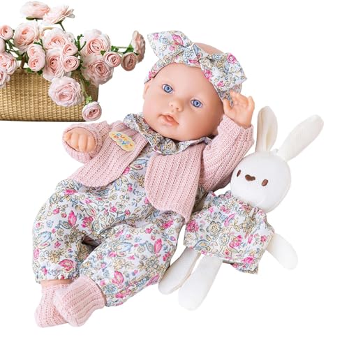 Duvcoywae Realistisches Baby, 30cm Ganzkörper Reborn Babypuppen Für Mädchen Und, Niedlicher Kuschelbegleiter Weiches Spielzeug Geschenk Ab 3 Jahren Zum Schlafengehen Rollenspiel Kinderzimmer Duvcoywae Realistisches Baby, 30cm Ganzkörper Reborn Babypuppen Für Mädchen Und, Niedlicher Kuschelbegleiter Weiches Spielzeug Geschenk Ab 3 Jahren Zum Schlafengehen Rollenspiel Kinderzimmer von Duvcoywae
