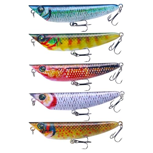 Duvcoywae Schwimmköder zum Angeln, Fischereiköder | 5X Miniaturgelenk Swimbaits,Accessoires für Angelausrüstung, langsam sinkende realistische Köder für Frischwasser- und Salzwasseranfänger und von Duvcoywae