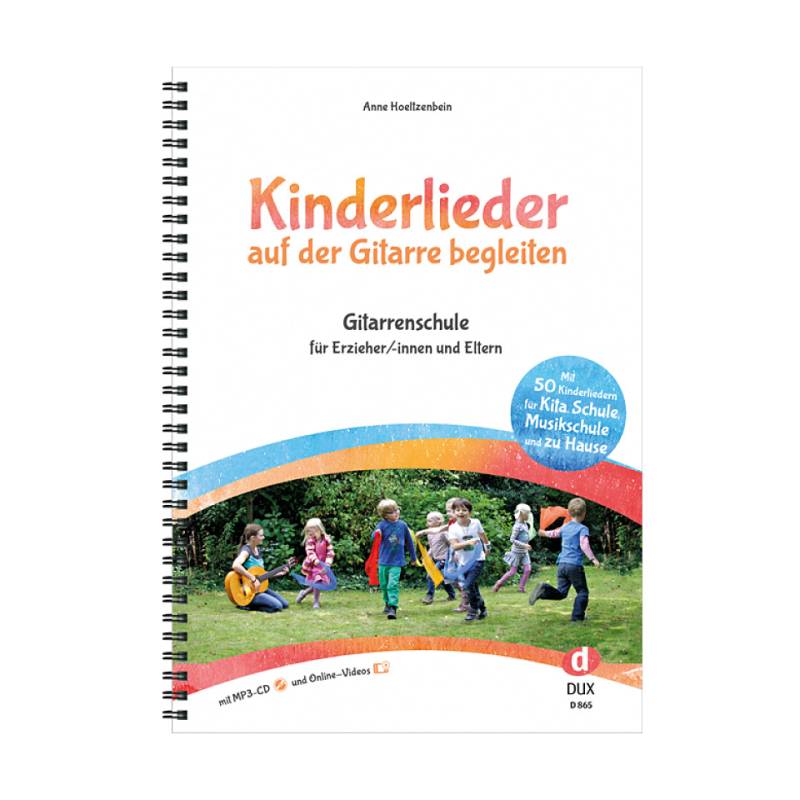 Dux Kinderlieder auf der Gitarre begleiten Lehrbuch von Dux