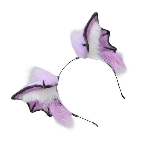 Duyeuau Handgefertigte Blutsauger-Haarspange Fledermäuse Anime Festival Haarteil Halloween Haarband für Kostüm Anime Liebhaber Kinder Fledermaus Ohr Kopfschmuck Duyeuau Handgefertigte Blutsauger-Haarspange Fledermäuse Anime Festival Haarteil Halloween Haarband für Kostüm Anime Liebhaber Kinder Fledermaus Ohr Kopfschmuck von Duyeuau