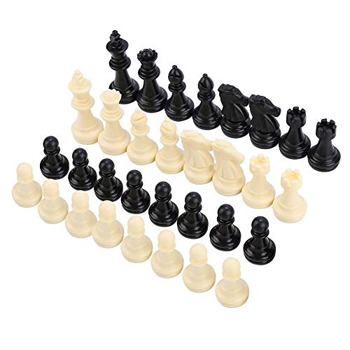 Magnetisches Schachspiel, Kunststoff Magnetische Internationale Schachfiguren Unterhaltungswerkzeug Tragbares Schachspiel Traditionelles Schachspiel von Dwawoo