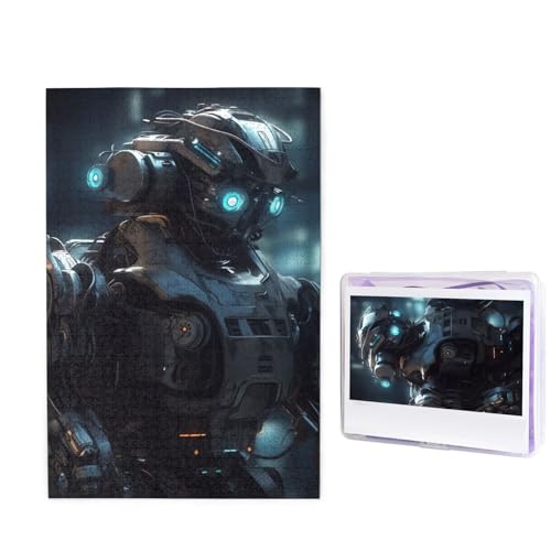 1000 Teile Puzzle – Future Robot Puzzles für Erwachsene, herausforderndes Puzzle, personalisiertes Bild, Puzzle, Holzpuzzle, 74,9 x 50 cm von Dwrepo