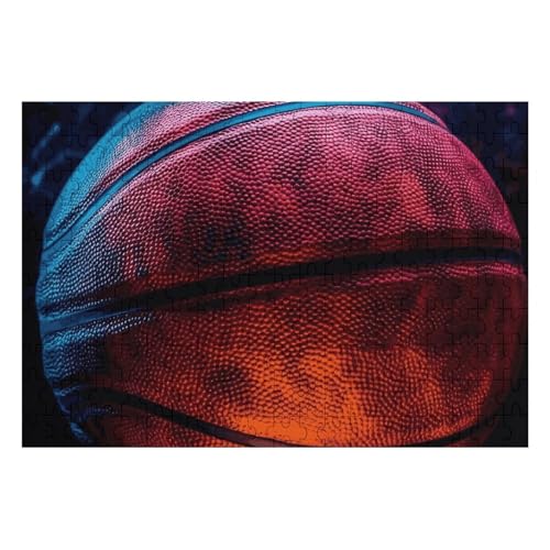 Basketball-Sport-Puzzle, personalisiertes Bild, Puzzle, Heimdekoration, Wand, Holzpuzzle, 200 Teile, für Erwachsene von Dwrepo