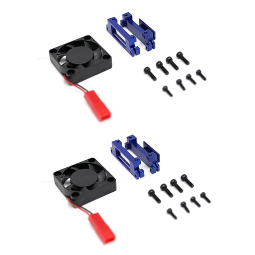 Dxoniislh 2X Metall Velineon VXL-3 VXL 3S ESC KüHlung KüHlköRper KüHlung LüFter für Bandit Stampede Slash 2Wd / VXL Teile von Dxoniislh