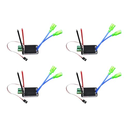 Dxoniislh 4X High Power 12V 24V Wasserdichter Bidirektionaler RC ESC Bürste ESC für RC Auto und Boot 640A von Dxoniislh