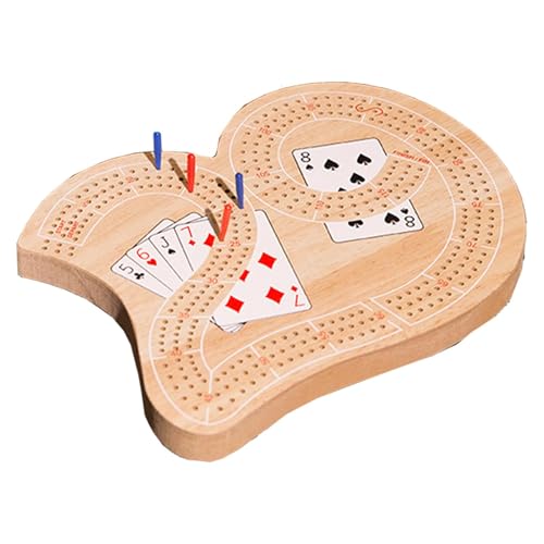 Cribbage Board aus Holz, Poker Pegs Cribbage, Tabletop Cribbage Spiel, klassisches Cribbage Board, Spielbrett aus Holz, Cribbage Board mit Pegs, hochwertiges Cribbage Board, Poker Pegs aus Holz, langl von Dybnuhoc