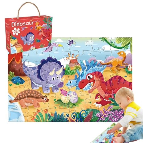 Dybnuhoc Ozeantiere-Puzzle, Dinosaurier-Puzzles für Kinder | 36-teilige Vorschulpuzzles,Frühpädagogisches Lernspielzeug für Kinder ab 3 Jahren, Mädchen, Kleinkinder für Zuhause, Schule, Outdoor von Dybnuhoc