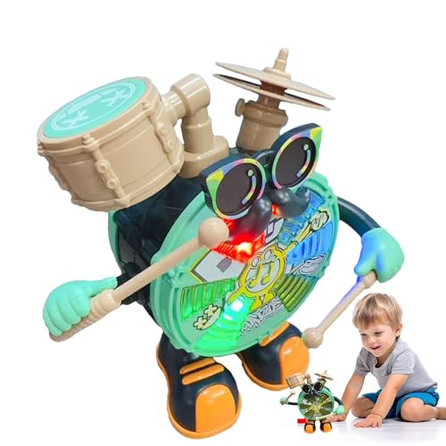 Elektrisches Tanzspielzeug, interaktive Anime-Figuren, elektrische Puppe mit Lichtern, pädagogisches Musikspielzeug, bunter Kinderroboter, Schlafzimmer-Lernspielzeug, musikalischer Kinderroboter, von Dybnuhoc