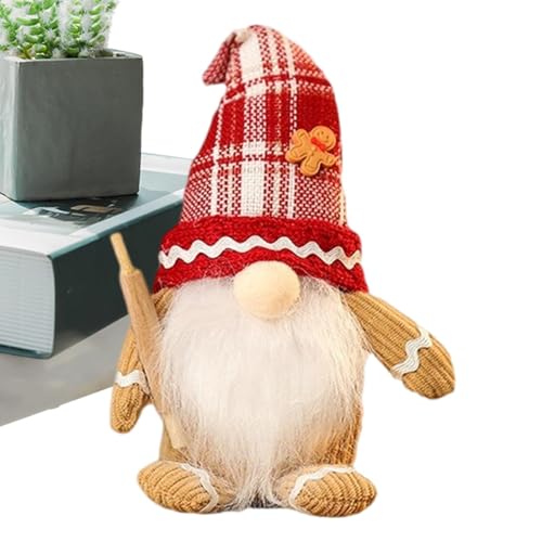 Gnomes Gingerbread Toys, Christmas Stuffed Animals, Gingerbread Plush Doll, Christmas Decor Gnomes, Collectible GNOME Figurine, Scandinavian Tomte Doll, Holiday GNOME Decoration von Dybnuhoc