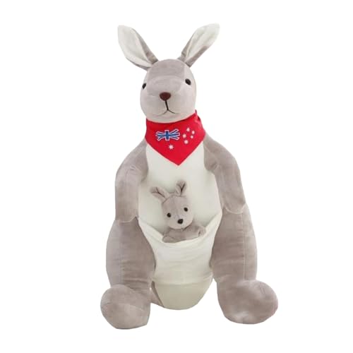 Kangaroo Plush Doll, Stuffed Kangaroo Toy, Kangaroo Plushie, Plush Kangaroo Doll, Soft Kangaroo Plush, Adorable Kangaroo Stuffed Animal, Kangaroo With Baby Plush, Animal Plush Toys, Kangaroo Stuffed T von Dybnuhoc