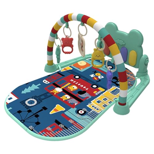 Kick and Play Mat, Activity Gym Playmat for Babies, Kick and Play Mat with Sensory Learning Features, Multi-Functional Playmat for Kids Ages 3-36 Months, Ideal for Early Development and Fun Playtime von Dybnuhoc