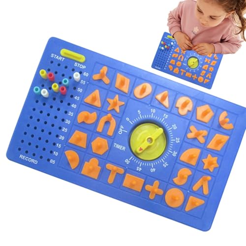 Perfection Game, Educational Shape Puzzle, Two Player Popping Game, Shape Matching Toy, Board Game with Timer, Kids Shape Puzzle Game, Popping Board Game for Kids, Interactive Shape Game, Timer-Based von Dybnuhoc