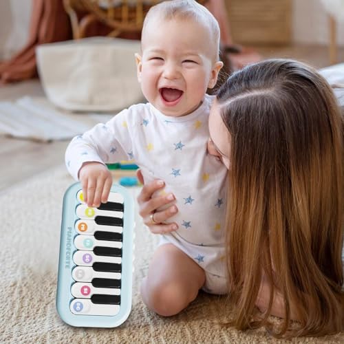 Piano Toy Keyboard, Pocket-Size Preschool Keyboard Toy, Educational Electric Piano Toys, Interactive Music Keyboard Toy, Early Development Music Toy, Musical Toy for , Light-Up Keyboard von Dybnuhoc