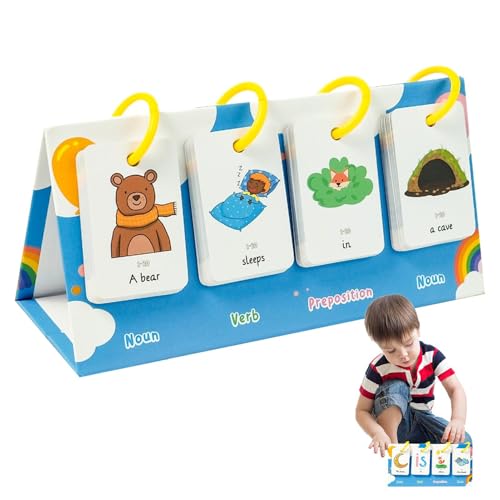 Reading Flashcards, Sentence Building Cards, Learning Charts for Kids, Classroom Learning Activity, Phrase Training Flashcards, Kindergarten Educational Tool, Nursery Learning Materials von Dybnuhoc