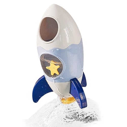 Toddler Bath Toys Rocket Bath Toys Bath Shower Toys Water Spray Toys Rotating Fountain Toy Bath Time Fun Kid-Friendly Bath Sprayer Interactive Shower Toys Safe Bath Toys for Engaging Bath von Dybnuhoc