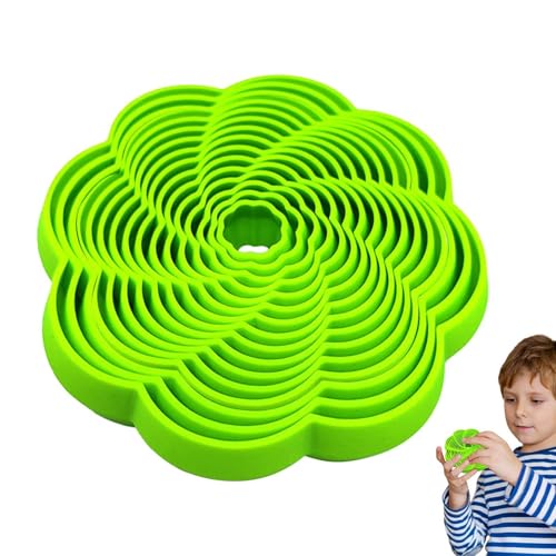 Dyeulget Schreibtisch-Fidget-Spielzeug, 3D-gedrucktes Stressspielzeug,Spiralblumen-Fidget-Spielzeug | 3D-gedrucktes Spielzeug für Kinder, kreativer 3D-Druck-Schreibtischbegleiter zum Stressabbau von Dyeulget