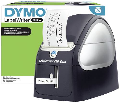 DYMO LabelWriter 450 Duo Etiketten-Drucker Thermodirekt 300 x 600 dpi Etikettenbreite (max.): 56mm U von Dymo