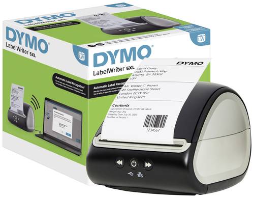 DYMO Labelwriter 5XL Etiketten-Drucker Thermodirekt 300 x 300 dpi Etikettenbreite (max.): 104mm USB von Dymo