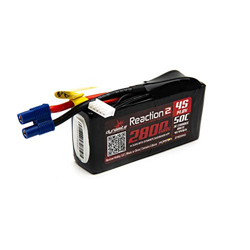 Dynamite 14.8V 2800mAh 4S 50C Reaction 2 LiPo Battery: EC3 von Dynamite