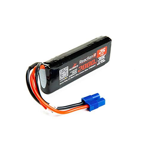 Dynamite 7.4V 2000mAh 2S 30C Reaction 2.0 LiPo Battery: EC3 von Dynamite