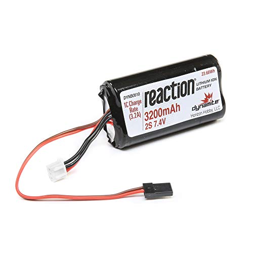 Dynamite 7.4V 3200mAh 2S Reaction Li-Ion Receiver Battery: Universal Receiver von Dynamite