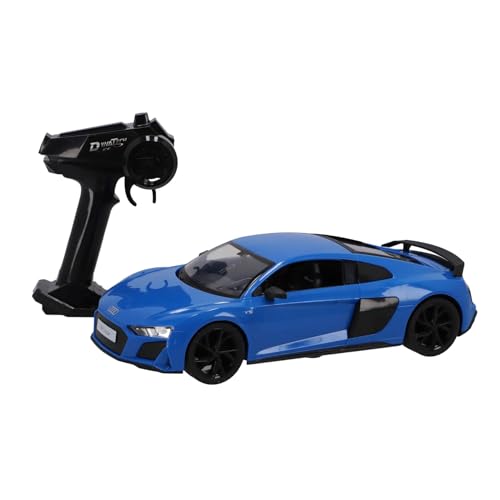 Dynatech Audi R8 Coupé RC Auto 1:14 Blau | Ferngesteuertes Fahrzeug mit 2,4 GHz Steuerung & LED-Leuchten | Rennspaß für Kinder ab 3 Jahren von Dynatech