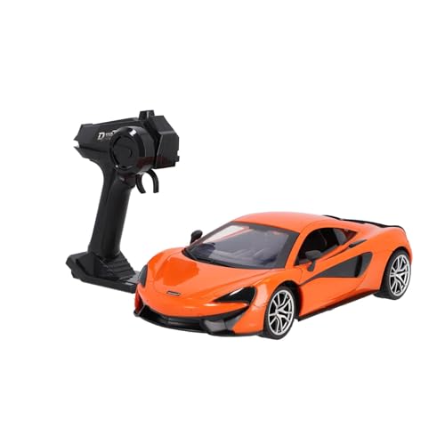 Dynatech McLaren 570S RC Auto 1:14 Orange | Ferngesteuertes Fahrzeug mit 2,4 GHz Steuerung & 12 km/h Höchstgeschwindigkeit | Für Kinder ab 3 Jahren von Dynatech