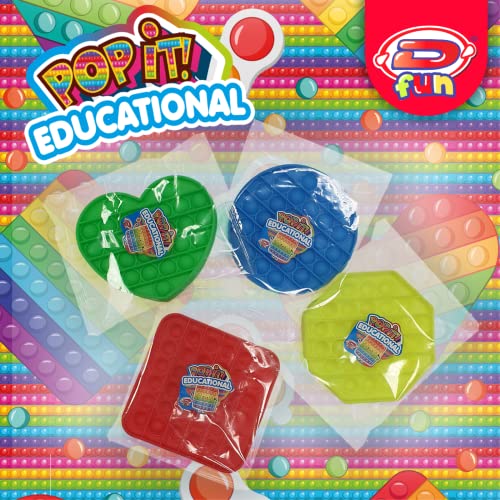 Dynit DIP76574 Assortimento up Stressabbau Pop It Educational Sortiment D-Kidz, Mehrfarbig von Dynit