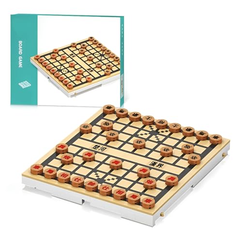 Chinesisches Schach Micro Bausteine Bausatz, 1314Stück STEM Brettspiel Gebäude Modell Spielzeug, kreative Schach Mini Klemmbausteine Kit, Ideen Geschenke Kinder Erwachsene und Büro Home Decor von DzirePada