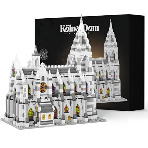 DzirePada Kölner Dom Micro Bausteine Bausatz, 3598 Stück Weltberühmtes BAU Modell Spielzeug, Stadt Serie Architektur Mini Klemmbausteine Kit, Ideen Geschenke für Kinder und Erwachsene DzirePada Kölner Dom Micro Bausteine Bausatz, 3598 Stück Weltberühmtes BAU Modell Spielzeug, Stadt Serie Architektur Mini Klemmbausteine Kit, Ideen Geschenke für Kinder und Erwachsene von DzirePada