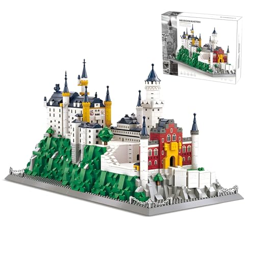 DzirePada Neushwanstein Castle Bausteine Bausatz, 1969Teile Städte Sammlung Modellbau Spielzeug, Berühmte Wahrzeichen Architektur Ziegel Kit, Ideen Geschenke für Erwachsene Teens Haus Dekor DzirePada Neushwanstein Castle Bausteine Bausatz, 1969Teile Städte Sammlung Modellbau Spielzeug, Berühmte Wahrzeichen Architektur Ziegel Kit, Ideen Geschenke für Erwachsene Teens Haus Dekor von DzirePada