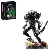 DzirePada Xenomorph Bausteine Bausatz Mit Unterstützung Basis, Alien Aktion Figur Modell Spielzeug Set, Geschenke für Fans Freunde Kinder Erwachsene (882Stück) von DzirePada